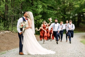 Wedding Party photography after the ceremony